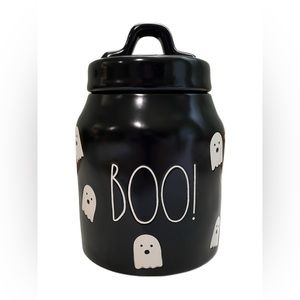 Rae Dunn Halloween Canister 'BOO!' Ghosts